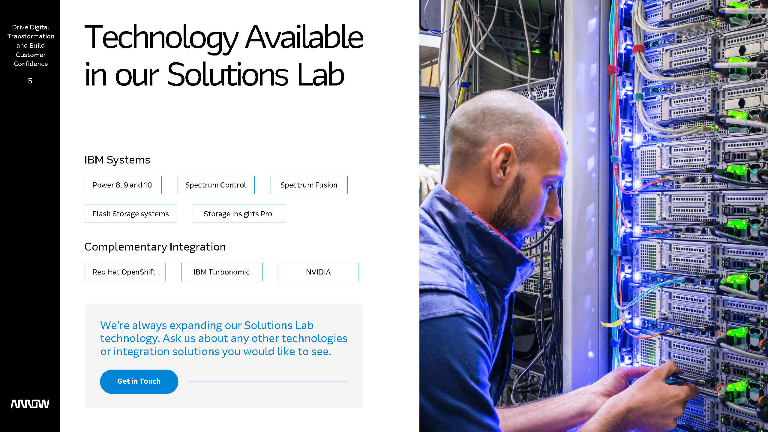 Arrow IBM Solutions Lab eBook Page 5