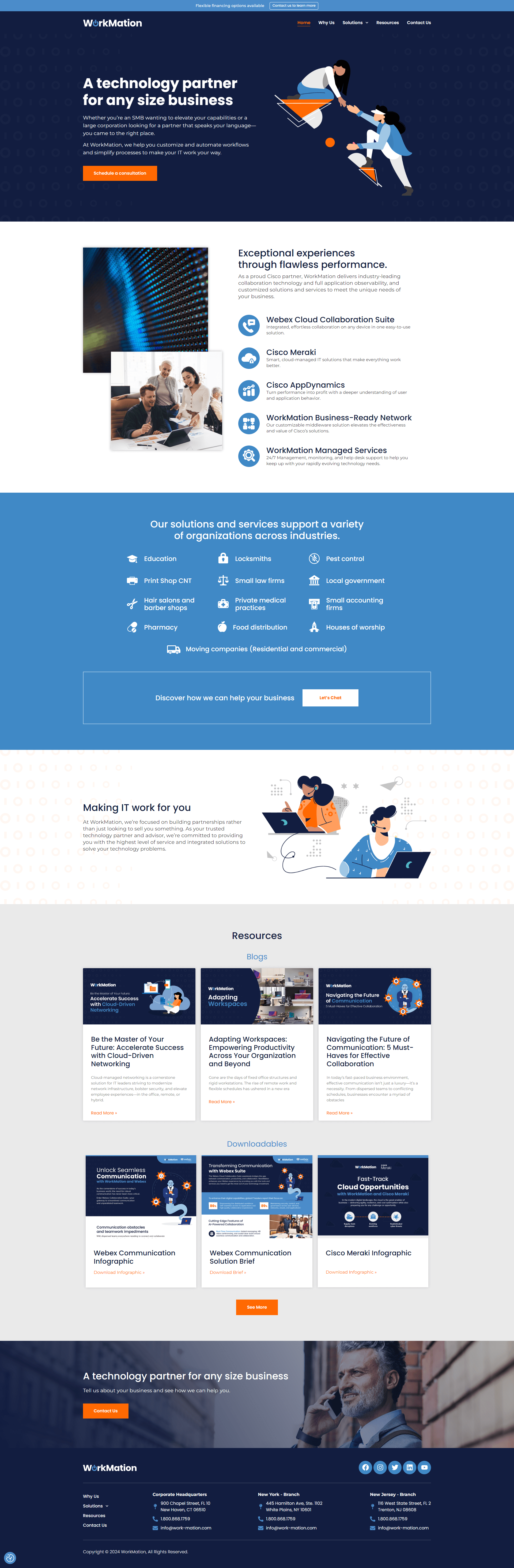 WorkMation Homepage